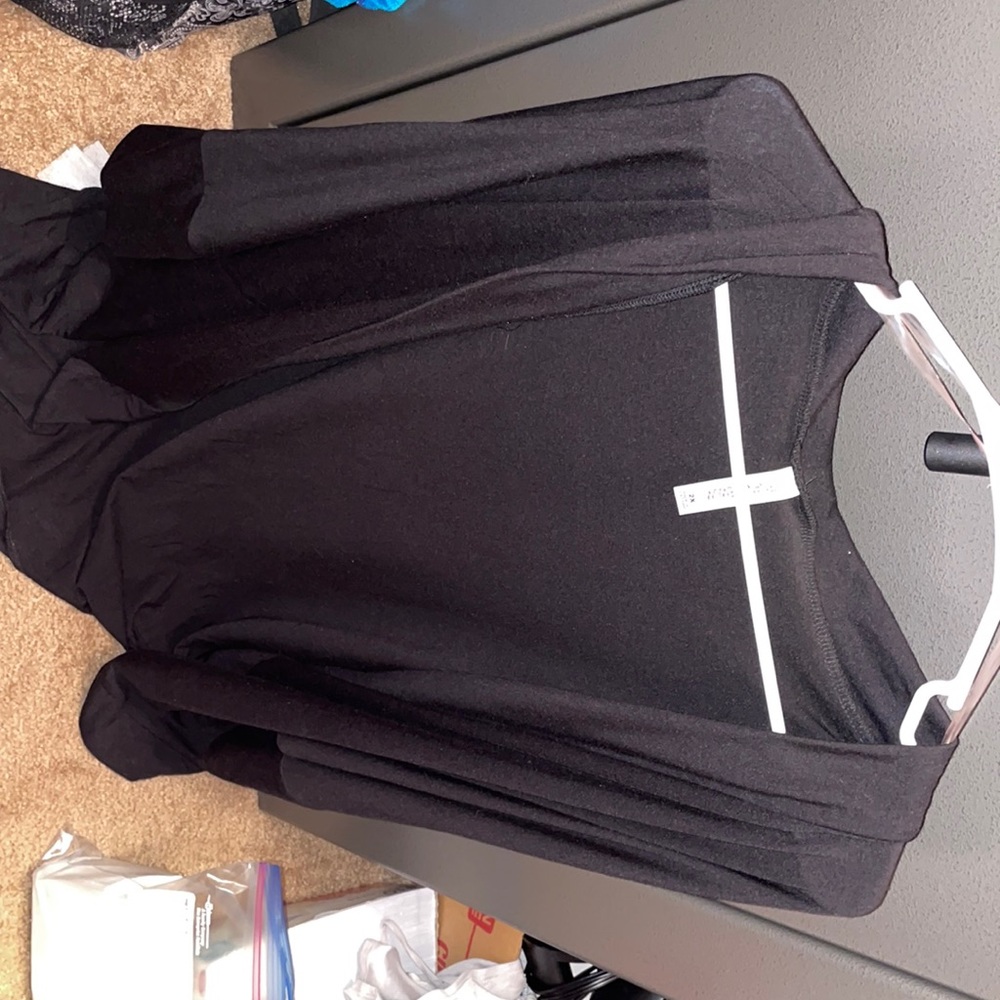 Black cardigan